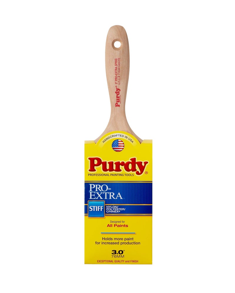 Purdy 144380730 Pro-Extra Sprig Flat Trim Paint Brush, 3 inch - Image 1